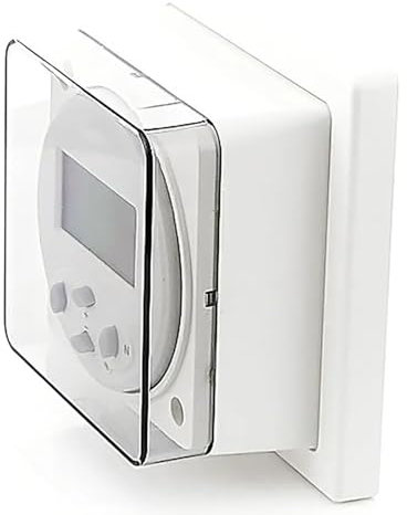 SPARES2GO Boîtier de prise numérique avec minuteur et support mural