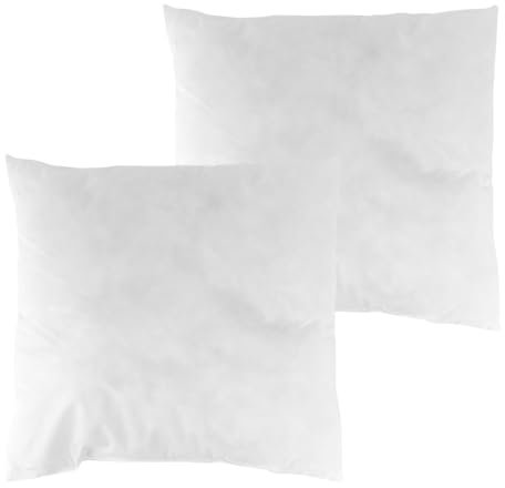 JACK 2er Set Innenkissen Kissenfüllung 30x50 40x40 45x45 40x60 50x50 Inlett Kopfkissen Zierkissen Sofa Kissen, Größe:45 x 45 cm
