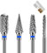 5 embouts coupe-ongles, embout coupe-ongles, embouts diamant, céramique, acier tungstène, embouts coupe-ongles