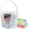Westcott gesso colorati stradale | 20 gessetti colorati per bambini in un pratico secchiello | facilmente lavabili | adatti per asfalto, lavagne o pietra | E-744985 00