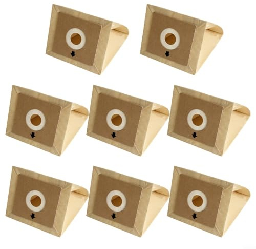 Sandyseptember Paper Vacuum Cleaner Bags For Bush Model B35B15C1J7W70 For VYTRONIX RBC02 And Argos 06 Series With Tear Resistant Material For Easy Disposal(8 PACK)