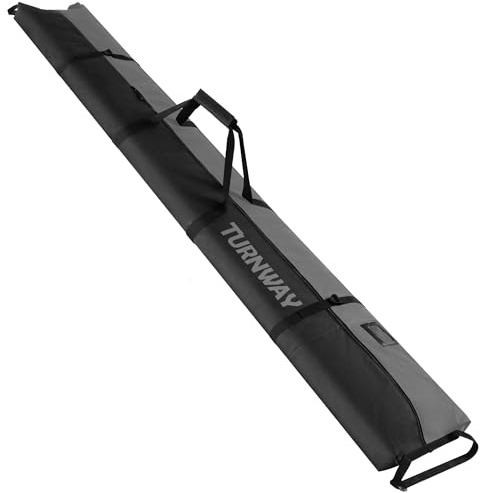 TurnWay Skitasche | Transport Ski bis 215 cm, Stöcke & Extras | Wasserdicht - für Herren, Damen und Jugend