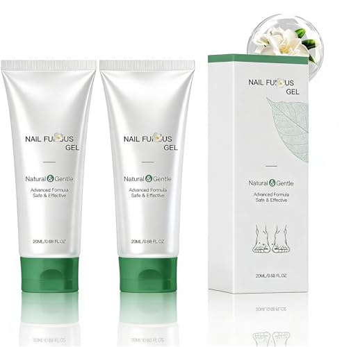 2PCS Natural Nail Care Gel, Nail Growth Serum, Foot Care Cream for Moisturizing and Repairing Feet