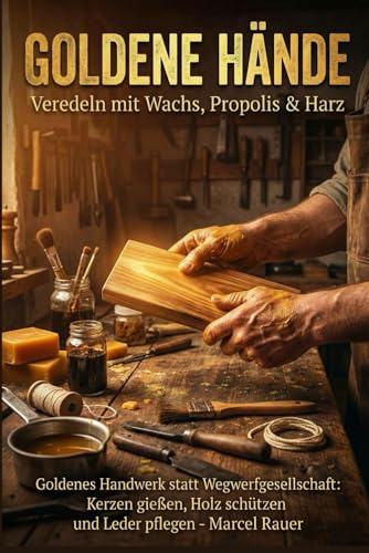 GOLDENE HÄNDE – Veredeln mit Wachs, Propolis & Harz: Goldenes Handwerk statt Wegwerfgesellschaft: Kerzen gießen, Holz schützen und Leder pflegen. ... – Die Bibliothek der Unabhängigkeit, Band 4)