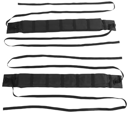 BONKZEBU Supports de Toit Souples Universels pour Voiture, Barres de Toit Fiables pour Planche de Surf de Kayak pour SUV, Berlines, Voitures à 2 Portes et 4 Portes, Matériau Haute densité,