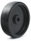 Ratioparts Roue en plastique (MTD) diamètre extérieur 120, diamètre de l'axe 12,7, largeur 35, longueur du moyeu 38