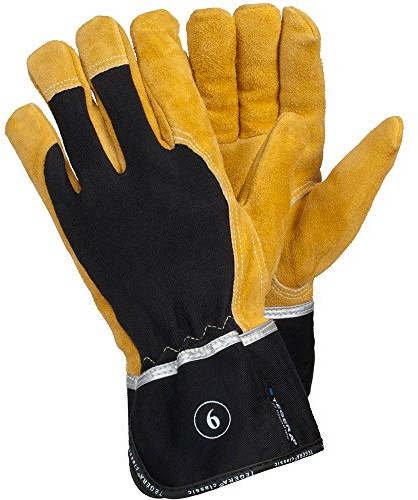 Ejendals Hitzeschutzhandschuh Tegera 139, Größe 7, 1 Stück, schwarz/gelb, 139-7
