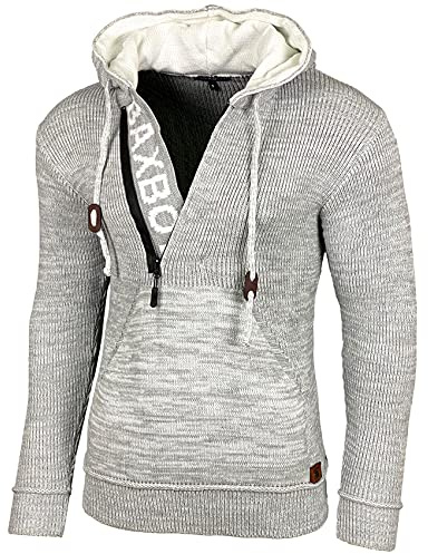 Kapuzenjacke Herren Winter Top Kapuzenpullover Reißverschluss Pulli Sweatshirt Jacke BB-277 Neu
