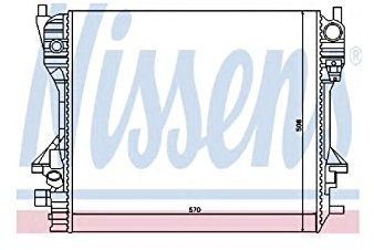NISSENS Kühler Motorkühlung Kühler Wasserkühler Motorkühler Netzbreite 501mm Netzlänge 570mm Netztiefe 26mm 66706