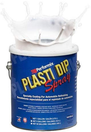 Plasti Dip White Multi-Purpose Rubber Coating Sprayable, One Gallon