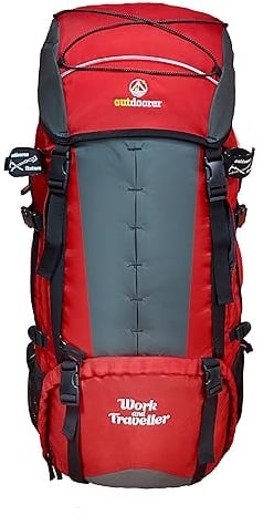 outdoorer Work and Travel Rucksack Work & Traveller 75+10 - großer Backpacker-Rucksack mit Frontzugriff, Frontlader-Rucksack für Reisen und Backpacking, 85 l