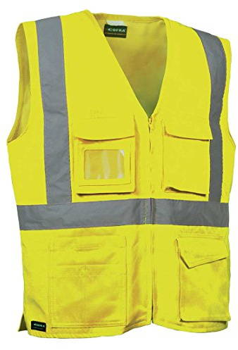 Cofra V295-0-00.Z/4 arbetsväst Seki, storlek L, gul 4XL GUL