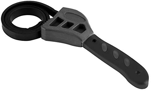 500mm Chiave Filtro, Regolabile Rubber Strap Wrench Jar coperchi Stringere Allentare Plumbing Tool Strumento di rimozione Universal Oil Spanner Chiave