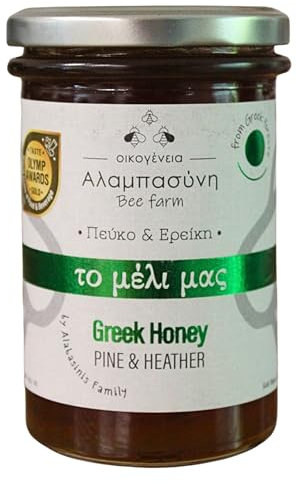Alabasinis Miel Griega de Pino y Brezo – 400gr – 100% Miel Natural de Grecia