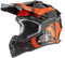O'NEAL | Motocross-Helm | MX Enduro | ABS-Schale, Lüftungsöffnungen für optimale Belüftung & Kühlung | 2SRS Helmet Slick | Erwachsene | Schwarz Orange | Größe S