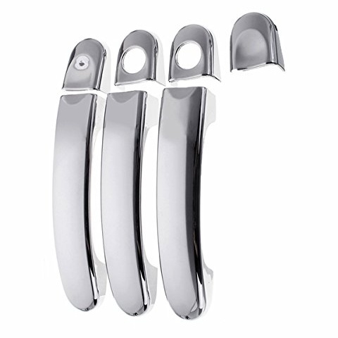Viviance 7Pcs Set Chrome Türgriff Cover Trim Für Vw Transporter T5 T6 Caddy Van 03-09