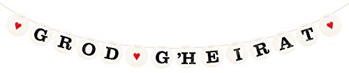 renna deluxe GROD GHEIRAT Girlande für die Hochzeit Hochzeitsgirlande für Hochzeit-Shooting Dekoration Hochzeitsdeko Geschenketisch (Rot-Natur) | Handmade in Deutschland