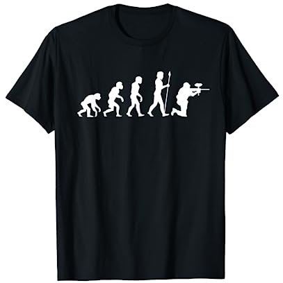 Paintball Evolution Paintballer Paintballspieler T-Shirt