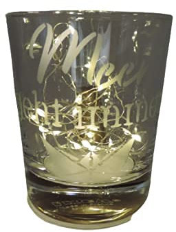 Lichtidee Teelicht Glas Windlicht Glas Trink Glas geätzt, Tischlicht Motiv Meer geht Immer, Maritim, Natur, Handmade Unikat Liebe Ostern Muttertaggeschenk, Höhe 8cm,