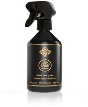 Arabian Oud Home Spray MADAWI 500 ml | Home Spray Sanitizer | Ananas, Orangenblüte, Patchouli und Moschus | Fruchtiger, orientalischer und floraler Duft.