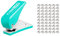CyeeLife Dart Flight locher+100stück Shaft O Ringe aus Metall,Dart Flights zubehör,Weiß/Schwarz/Blau/Rot