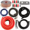 Car Audio 1/0 Gauge Flexible Wire & Cable Complete Amplifier Install Wiring Amp Kit