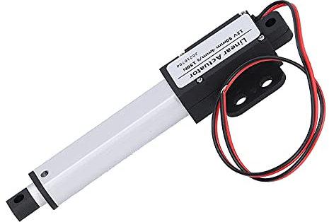Linearaktuator 50 Mm 12 V DC Geräuscharmer Interner Endschalter Mini Elektrischer Linearaktuatormotor für die Automobilindustrie Linearaktuator (Hub 50mm-4mm/s-150N)