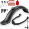 Guardabarros para el Patinete Xiaomi M365, con Soporte Trasero, luz Trasera y Correa Reflectante, Incluye Tornillos y Tuercas Accesorios y Repuestos para Patinete Eléctrico Xiaomi M365/M365 Pro