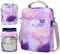 TiMOVO 13 Inch Tablet Sleeve Handbag with Shoulder Strap for iPad Air 13 M3 2025, iPad Pro 13, iPad Pro 12.9, Galaxy Tab S9+/S9 Plus/S10+/S10 Plus/S9 FE+/S9 FE Plus 12.4, Watercolor Purple