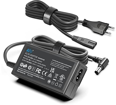 KFD Ladegeräte Netzteil 19V für Samsung Odyssey G5 G51C 27 32 34 C27G54TQBU S27CG510EU Curved Gaming Monitor Adapter C32G55 C34G55 CH71 C27H711QEN Ultra Wide Monitor TV Netzadapter Ladekabel