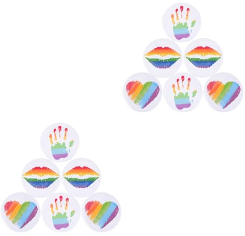 GALPADA 12stücke Rainbow Broschen Farbige Emaille Abzeichen Für Kleidung Hüte Und Anzüge Für Pride Events Und Feiern Langlebig Und Vielseitig Einsetzbar