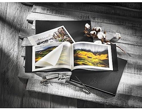Hahnemühle FineArt InkJet Leinenalbum Cover Set Schwarz, 12x12