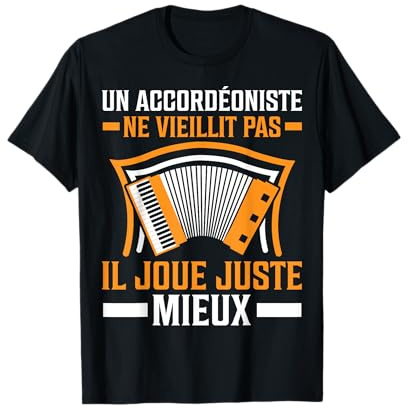 Accordéoniste Accordeon Accordeoniste Accordéon Cadeau T-Shirt