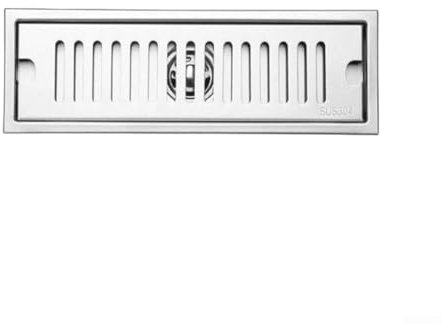 WIIYENA Linearer Duschablauf für Nassräume, Bodenablauf, Edelstahl, Kanal, für Garten, Terrassen und Einfahrten (20 x 10 cm, 30 x 10 cm, 40 x 10 cm)