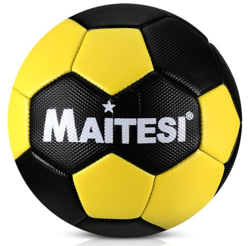 KWJEIULSOQ Handball Kinder Unisex - Leder, Strapazierfähig Griffig, Größe 2 - Trainings- und Spielball für Kinder, Jugend und Erwachsene