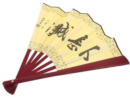 Cabilock Hand Painted Folding Fan Handheld Fan Hand Held Fan Hand Fan Party Favor Fans Party Folding Fan Foldable Fans Bulk Fan Bulk Chinese Fans Bulk Fans for Party Favors Pine Wood