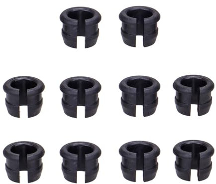 FROMCEO 10Pcs Bike Valves Stem Grommets Inner Tube Adapter Rubber Plug Road Bike Valves Rims Cycling Accessories Easy To Install