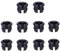 FROMCEO 10Pcs Bike Valves Stem Grommets Inner Tube Adapter Rubber Plug Road Bike Valves Rims Cycling Accessories Easy To Install