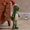 Marco Paul 60cm Large Standing Dinosaur Christmas Decorations Indoor Home Xmas Decorations Festive Figure Christmas Ornaments Santa Xmas Festive Decor Home Decor Christmas Decor