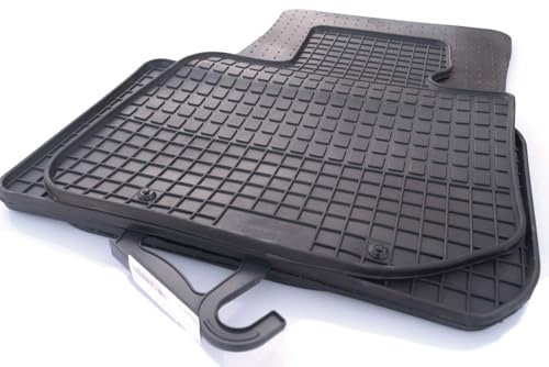 Gummimatten passgenau für BMW X1 iX1 MX1 (U11) Premium Gummi Matten Fußmatten 4-teilig Schwarz Innenraum Schutzmatten