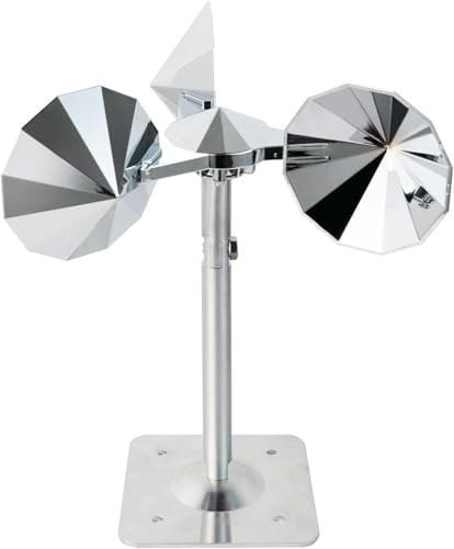 OFFO Taubenabwehr, Vogelabwehr Windspiel Specht Abwehr, 360° Reflexion, mit Aluminium-Basis, Vogelschreck Vogelabwehr, Specht Abwehr Fassade,1Stück.