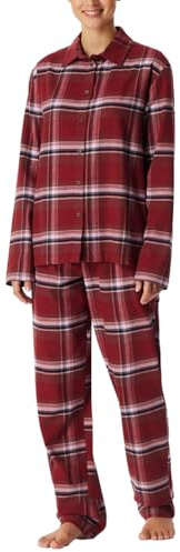Schiesser Damen Schiesser Damen Schlafanzug Lang Webflanell - Selected Premium Warming Pyjamaset