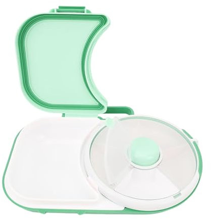 XLDZ Lonchera giratoria para niños con molinillo de aperitivos: ligera, sin BPA, perfecta para comidas saludables diarias