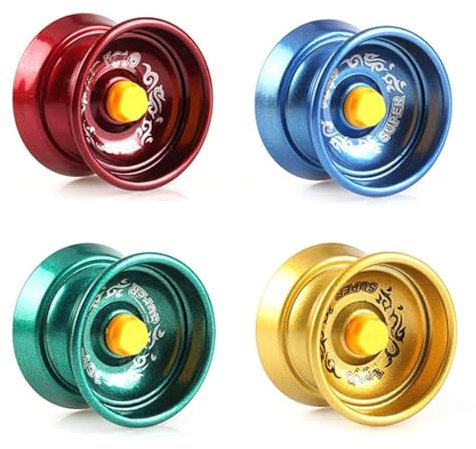 TOWARDSNAN Faszinierende Legierung Legierter Yo Yos High Professional Hochgeschwindigkeitskugellager Verschiedene Für Spielwege Zufällige Farben