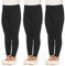 Merry Style Mädchen Lange Leggings aus Baumwolle MS10-225 (Schwarz 3-er Pack, 134 cm)