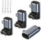TiMOVO Lot de 4 adaptateurs de Chargeur pour Montre, câble de Charge Type C pour Fenix ​​8/7/7X/7S/6, Forerunner 965/955/265/255/245/235/165/55,Vivoactive 5/4S,Venu 3S/2/SQ, Instinct, Epix, Gris