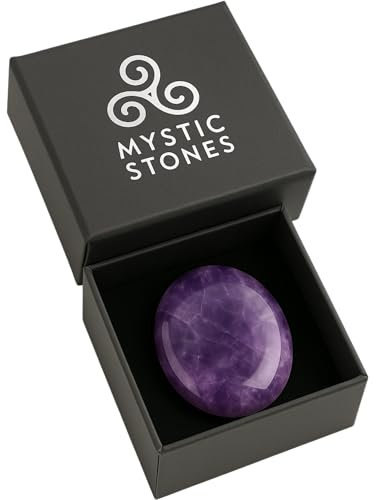 Amatista Piedra Natural – Cristal Energético de Sanación | Mineral de Cuarzo Púrpura Pulido para Meditación, Reiki y Chakras | Amuleto Protector y Regalo Espiritual Único