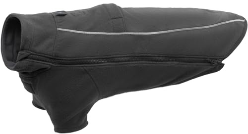 Ruffwear, Climate Changer Fleece-Hundejacke, ärmellose Silhouette für Kernwärme, schnell trocknendes Fleece, durchgehender Reißverschluss, Anschlüsse für die Leine vorne und hinten, reflektierender