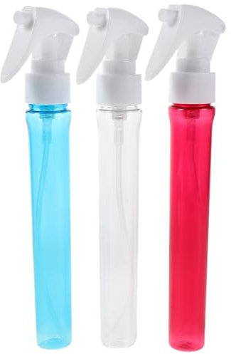 NIYANGLE 3pcs Continuous Spray Bottle: 38ml Hair Mister Water Spray Bottle For Salons Barber & Home Use - Fine Mist Sprayer For Hairstyling & Hydration