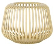 blomus Laterne LITO | Farbe New Wheat | Größe XS | Stahl pulverbeschichtet | L 14 x B 14 x H 10 cm | design von Nina Thöming | filigran & robust | aus pulverbeschichtetem Stahl